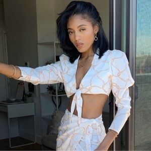 WeWoreWhat Bisou Top - Size M [NWT / Never Worn]